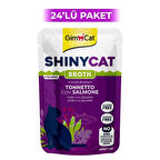 GimCat Shinycat Broth Ton Balığı Ve Somonlu Pouch Konserve Kedi Maması 70 Gr (24 Adet)