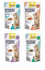 	GimCat Nutri Pockets Tavuklu + Somonlu +Ördekli + Catnipli Kedi Ödülü 60 g