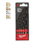 Milwaukee Ahşap Matkap Ucu Seti 5 Lı 4.5.6.8.10