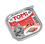 Tomi Pate Dana Etli ve Kümes Hayvanlı Yetişkin Kedi Konservesi 100gr
