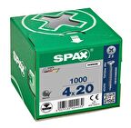 Spax Sunta Vidası 4.0X20 Galv Kaplama (1Pk:1000 Adet)