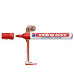 Edding Markör Permanent Yuvarlak Uçlu 1.5-3 Mm Kırmızı 3000