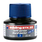 Eddıng Beyaz Tahta Kalemi Mürekkebi 25 Ml E-Btk25 Mavi