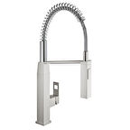 Grohe Eviye Bataryası Spiralli 2 Fonk Prof. Cube S.Steel-31395DC0
