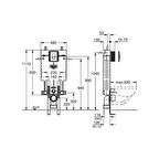 Grohe Uniset Wc İçin 3Ü Bir Arada Seti - 39452000