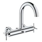 Grohe Atrio 25010003 Gümüş Banyo Bataryası