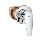 Grohe BauEdge 29040001 Gümüş Banyo Bataryası
