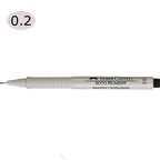 Faber-Castell Çizim Kalemi Ecco Pigment 0.2 MM Siyah 16 62 99
