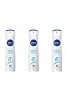 Nivea Kadın Deodorant Fresh Natural 150 ML - 3'lü Avantaj Paketi