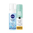 Nivea Normal Cilt için Temizleyici Lotus Çiçeği Yüz Temizleme Köpüğü 150 ml & 8x4 Deodorant 