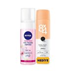 Nivea Kuru Cilt için Temizleyici Yüz Temizleme Köpüğü 150 ml & 8x4 Deodorant 150 ml 