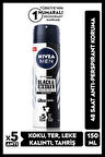 Nivea Men Erkek Sprey Deodorant Black&White Invisible Original 150ml, 48 Saat Anti-perspirant Koruma