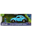 Disney Stitch ve Volkswagen Beetle 1:32 Die Cast Araç ve Figür 33251