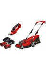 EİNHELL GE-CM 36/37 Lİ SET (2X3,0AH),AKÜLÜ ÇİM BİÇME MAKİNE + ÇİM MAKASI