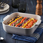 Peugeot Appolia Kare Fırın Kabı Ekru 36 cm