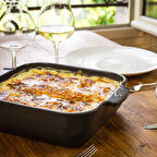 Peugeot Appolia Kare Fırın Kabı Siyah 36 cm