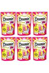 Dreamies Mix Peynir - Sığır Etli Granül Yetişkin Kedi Ödülü 6x60 g 