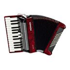 Hohner Bravo II 60 Akordeon (Kırmızı)