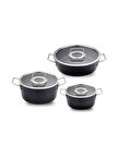 Fissler 6 Parça Adamant Tencere Seti Cam Kapak FS15612503000