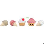 Trixie Kedi Oyuncağı, Dondurma ve Kek Şeklinde, Peluş, Kediotlu 7cm