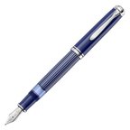 Pelikan M815 Metal Striped Blue Special Edition Dolma Kalem