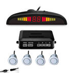 PARK SENSÖRÜ EKRANLI BEYAZ 18MM