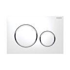Geberit Sigma20 Kumanda Paneli Mat Beyaz/Parlak/Mat Beyaz 115.882.JT.1