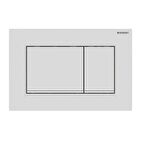 Geberit Sigma30 Kumanda Paneli Çift Basmalı Mat Beyaz/Beyaz 115.883.01.1