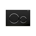 Geberit Sigma20 Kumanda Paneli Mat Siyah/Parlak/Mat Siyah 115.882.14.1