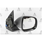 AYNA DIŞ DİKİZ AMAROK 10= ELEKTRİKLİ, ISITMALI, ASTARLI, KROM KAPAK SAĞ