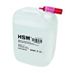 HSM Oil 5 lt Evrak imha Makinesi Bakım Yağı / Bakım solüsyonu 