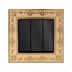 Asyagrup Ovivo Prime Elements Orient Altın Üçlü Anahtar - Çerçeve Dahil