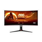 AOC  34 inc CU34G2XP/BK 1ms 180Hz FreeSync Premium WQHD VA Curved Gaming Monitör (Ölü Pixel)