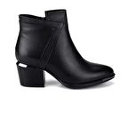 Venüs 2128242K Kadın Deri Kalın Topuk Bot