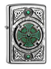 Zippo 205 Celtic Green Cross Çakmak