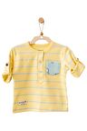 Andywawa Erkek Bebek Cepli Sarı Tişört AC21510R