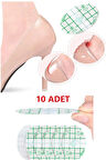 10 Adet Ayakkabı Arka Topuk Vurma Önleyici Yara Yapmaz Çıkartma Bant Yapışkanlı Topuk Koruyucu Bant