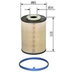 MAZOT FILTRESI MONDEO IV  IV 07- - S40 S60 V50 V70 C30 C70 2.0 TDCI - BOSCH F026402128