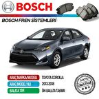 Toyota Corolla 2013 - 2018 Ön Fren Balata Takımı - Bosch