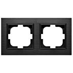 Asyagrup Ovivo Quantum Siyah İkili Çerçeve