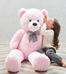 160 cm Sevgiliye Özel Romantik DEV Boy Papyonlu Peluş Ayı- % 100 YERLİ
