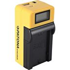 Patona Senkron LCD Ekranlı USB Şarj Cihazı Sony NP-FZ100 Için