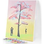 Edding 5100 Akrilik Markör 5’Li Paket (Pastel) - Sarı Mavi Yeşil Gül Gri - 2-3 Mm’Lik Yuvarlak Uç