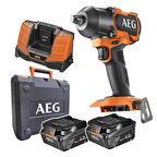 AEG BSS 18MTF12BL-402C 18V 4.0Ah Çift Akülü Darbeli Somun Sıkma - T4935479664