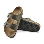 Birkenstock-Kadın-ARIZONA SFB FL WB-FADED KHAKI-Haki-1019377