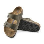 Birkenstock-Kadın-ARIZONA SFB FL WB-FADED KHAKI-Haki-1019377