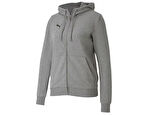 Puma Teamgoal 23 Casuals Hooded Jacket W Kadın Futbol Antrenman Ceketi 65708333 Gri