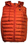 Campione 3429801 Erkek Kapşonlu Yelek Orange