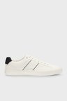 Boss Logolu Deri Sneaker Ayakkabı Erkek AYAKKABI 50522833 101 BEYAZ