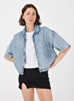 Mavi Kadın Relaxed Denim Gömlek 50535366